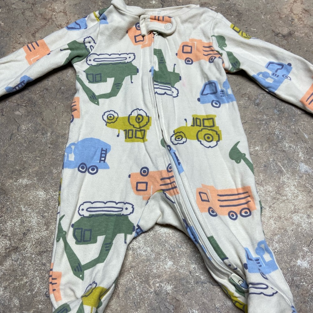 Carter's Newborn Onesie with Vehicle Design